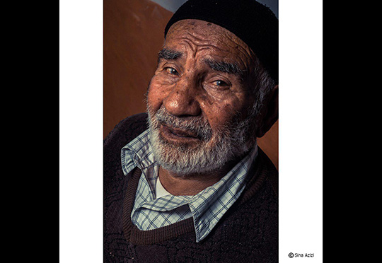 آقای ولی الله اکبری - مسن ترین فرد ارضت با حدود 106 سال سن