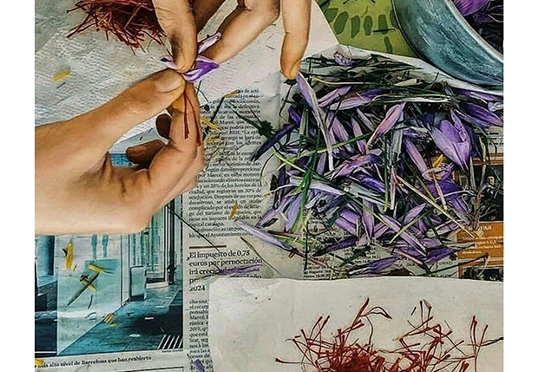 یک کار اشتباه موقع پاک کردن  وخشک کردن زعفران