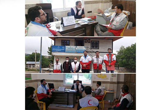دومین مرحله نشست مسئولین جمعیت هلال احمر شهرستان  بهشهر  با رابطین خانه  هلال ومدیریت بحران